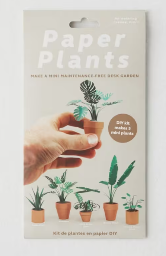 Kit origami plantas
